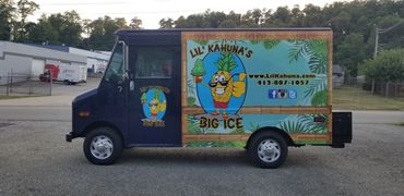 Lil' Kahuna Partail Food Truck Wrap.