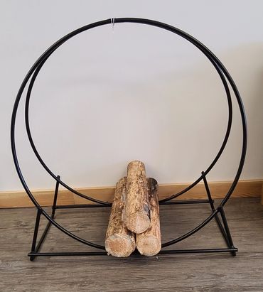 FIREWOOD HOLDER
30in. diameter (shown) $150.
24in. dia. $140.
or can make to your specs.