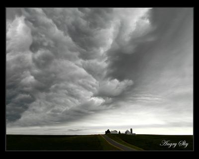 "Angry Sky" accepted into PP of A National Print Competition Display.