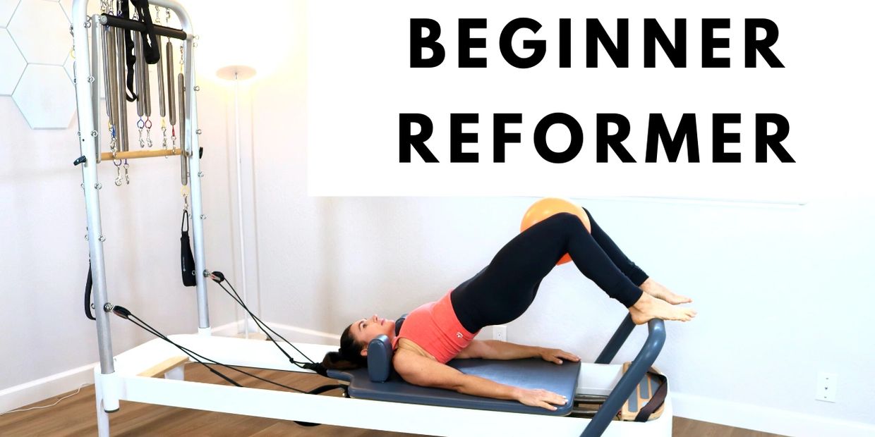 In this YouTube Reformer Workout for Beginners, you will practice the Reformer fundamentals. 
