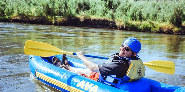 kayak on the gunnison river