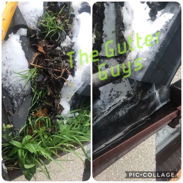 Blocked gutter cleared East Lothian