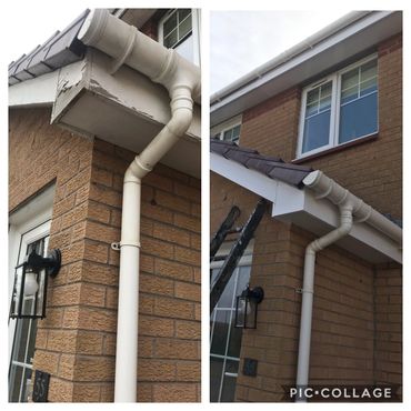 Fascia painting East Lothian