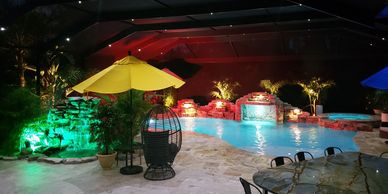 Pool Deck Lanai Lights Parrish Florida