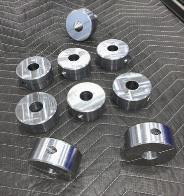 2 Piece Drive Rollers made from 4140 prehardened steel