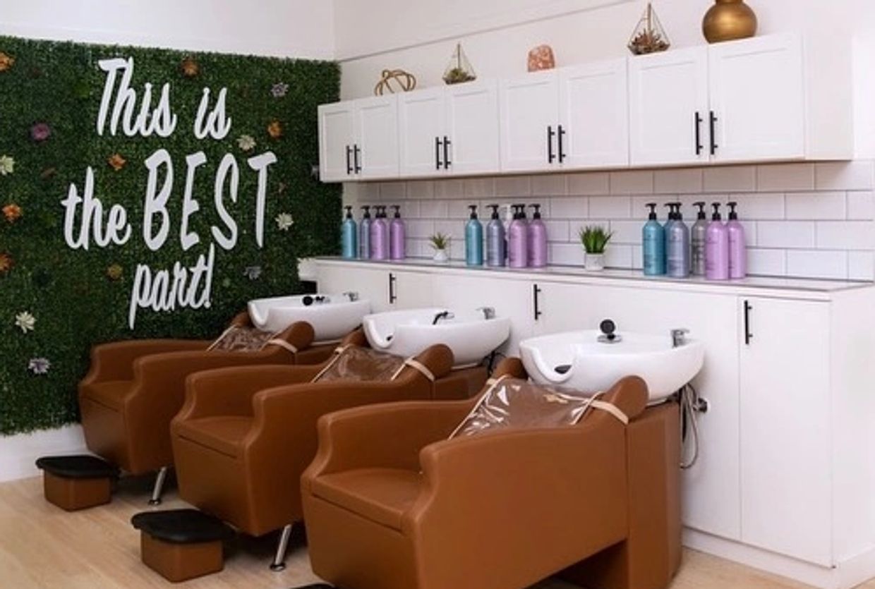 GoGetPretty Salon shampoo stations in Mesa, Arizona