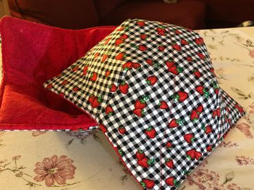 Microwave Bowl Caddy - use as a "hot pad" for hot bowls (can be used in microwave to heat food in a