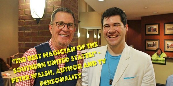 Peter Walsh and Fulton Magician Bentley Burns