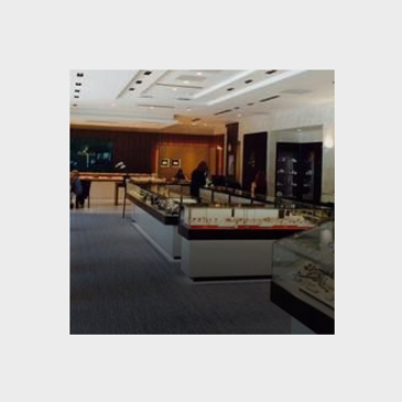 Sleek modern office space interior.