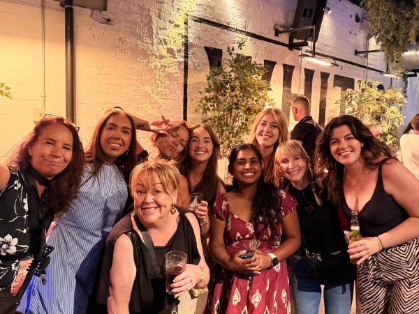 Group of women enjoying a night out.