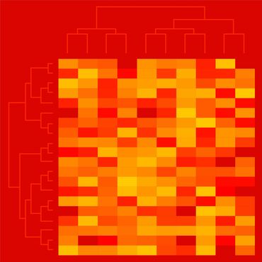 Mark Starel, Dendro & Heatmap Series - DHM_03, 50x50cm, digital graphic, 2021