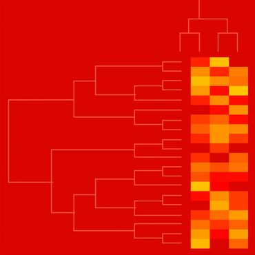 Mark Starel, Dendro & Heatmap Series - DHM_03_V2, digital graphic, 2021