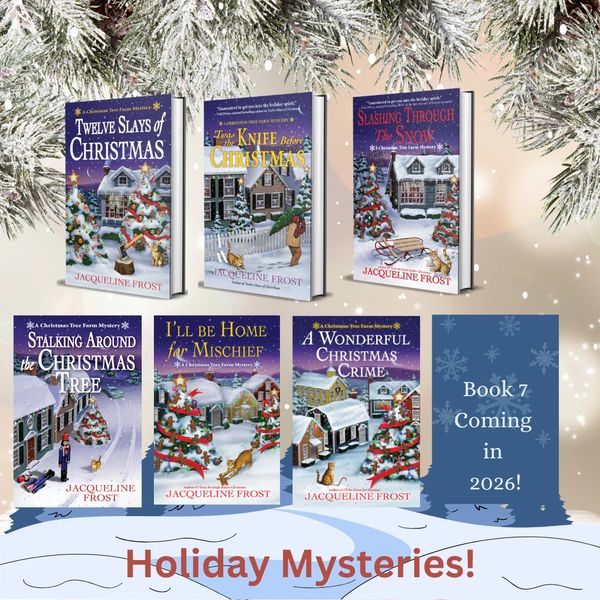Christmas Tree Farm cozy mystery books novels by Jacqueline Frost