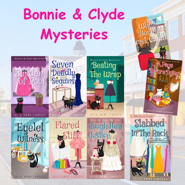 Bonnie and Clyde cozy mystery books novels by Julie Anne Lindsey