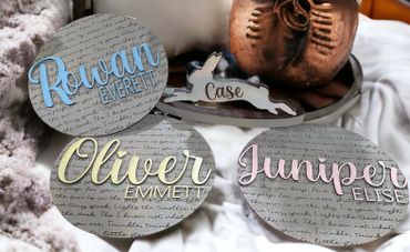 personalized name plate