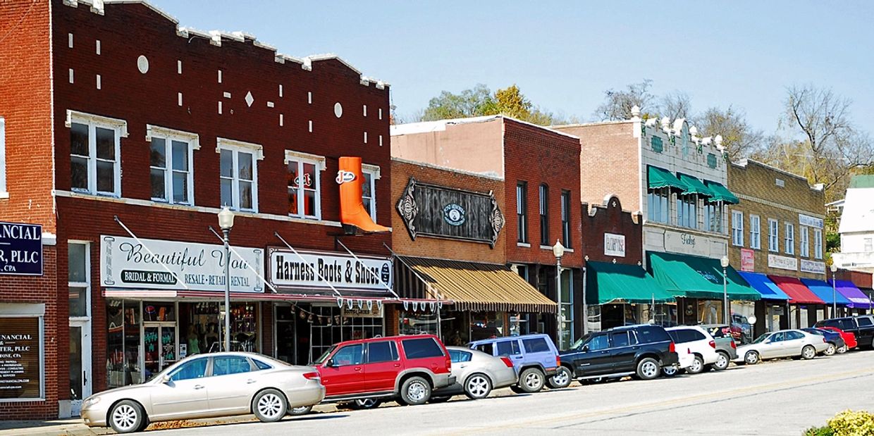 downtown Harrison, AR