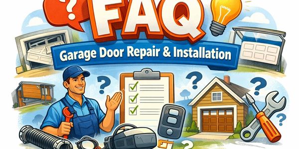 Frequently asked questions about garage door repair and installation