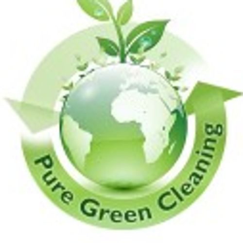 Pure green cleaning. Eco friendly