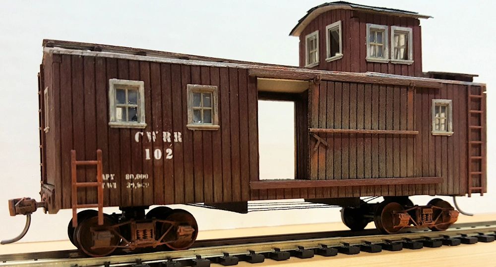 Conowingo Models Caboose #2 in HO scale.