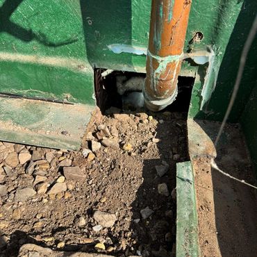 rodent ingress point