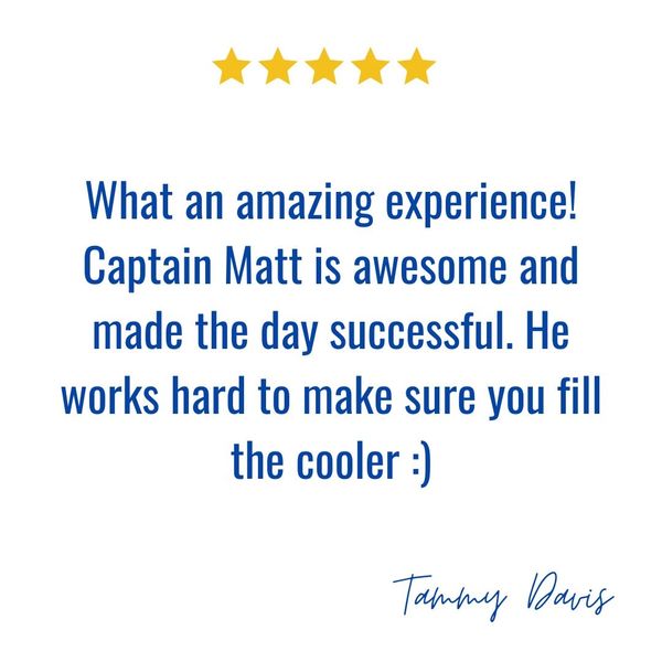 Relentless Pursuit Sport Fishing Testimonial from Tammy Davis about Lake Michigan Fishing