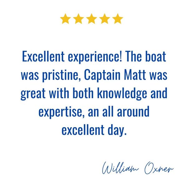 Relentless Pursuit Sport Fishing Testimonial from William Oxner about Lake Michigan Fishing