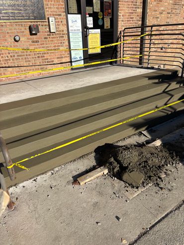 Commercial Concrete, Residential Concrete, Concrete Contractors, Concrete Stairs.