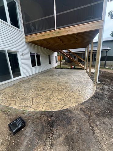 Concrete Patios, Residential Concrete Patios, Commercial Concrete Patios, Concrete Contractors.