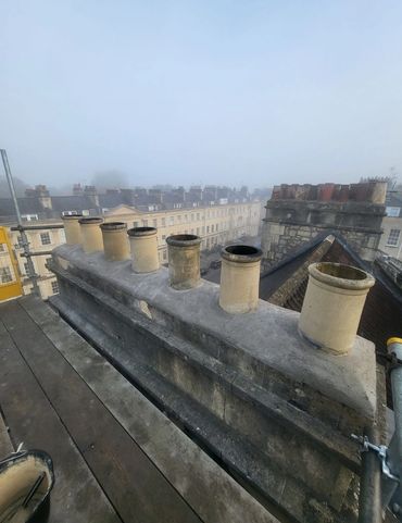 Chimney stack
Chimney work
Roof work in Bath city