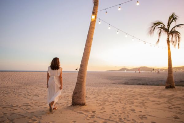 Tiffany Villavicencio on the beach. The Wave in Mountain Wave Marketing is for her love of the ocean
