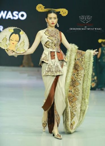 WORLD FASHION EXHIBITION MAY MYAT WASO COUTURE MYANMAR