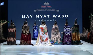WORLD FASHION EXHIBITION MAY MYAT WASO COUTURE MYANMAR
