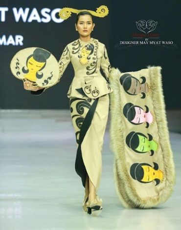 WORLD FASHION EXHIBITION MAY MYAT WASO COUTURE MYANMAR