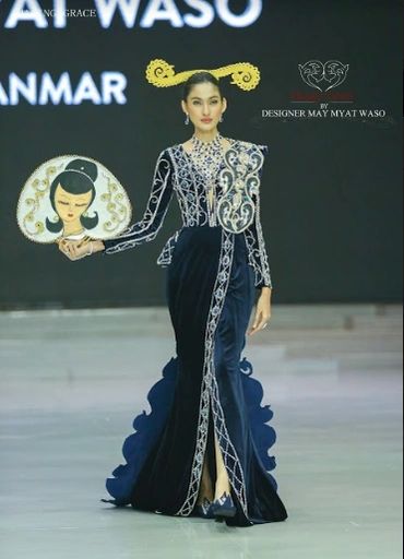 WORLD FASHION EXHIBITION MAY MYAT WASO COUTURE MYANMAR