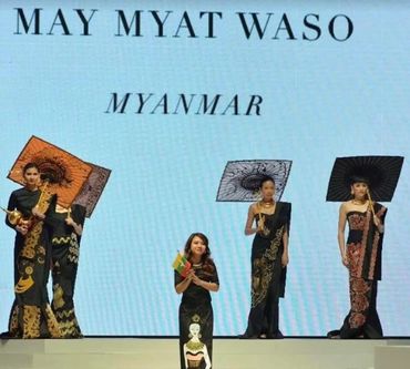 WORLD FASHION EXHIBITION MAY MYAT WASO COUTURE MYANMAR