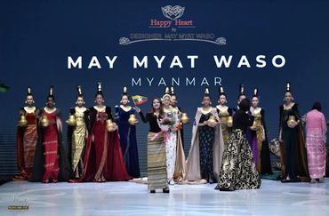 WORLD FASHION EXHIBITION MAY MYAT WASO COUTURE MYANMAR