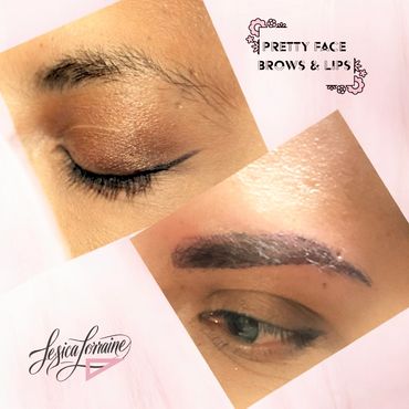 amazing brow transformation