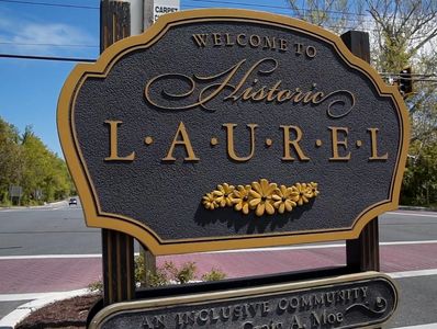 The city of Laurel, Maryland.