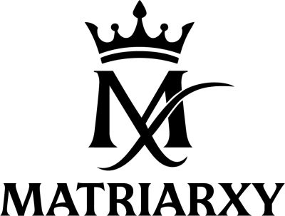 Logo with a crown and stylized letters M and X.