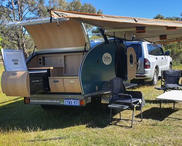 Leisure Campers, cool camper trailer hire. Mandurah, Perth, Bunbury, and Peel Region, Camper trailer