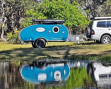 Leisure Campers, cool camper trailer hire.