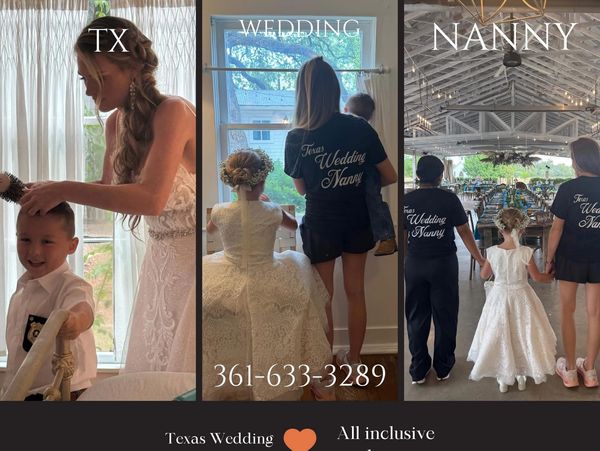 We provide professional on-site luxury nanny care for weddings and events.