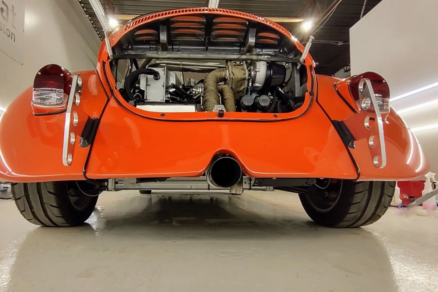 VR6 Turbo in a VW Bug