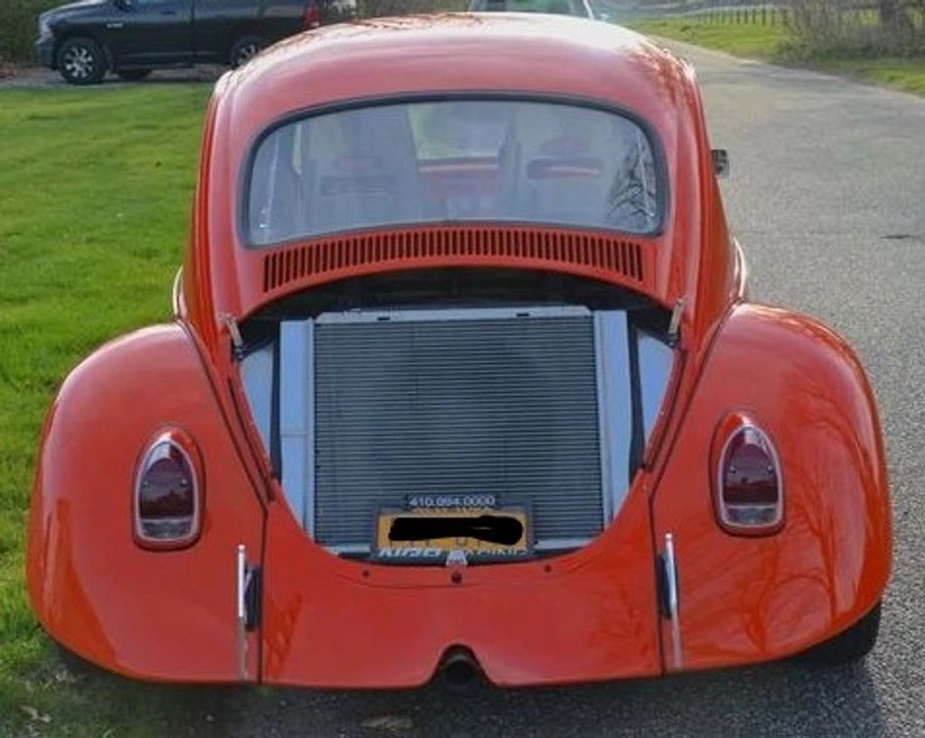 Radiator in back of VW Bug