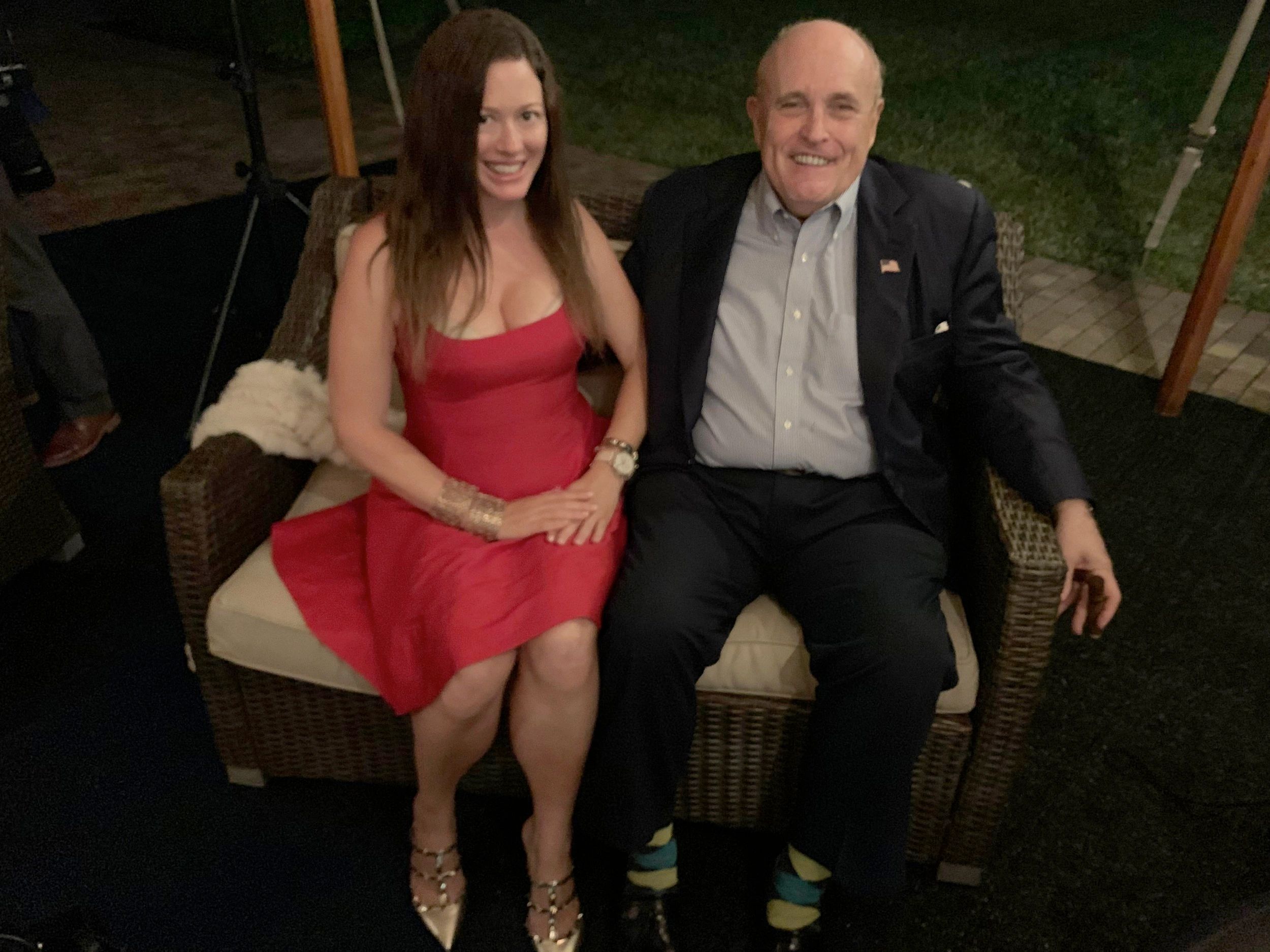 Rudy Giuliani and Noelle Dunphy