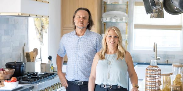 Todd and Kammy Kenman in their kitchen