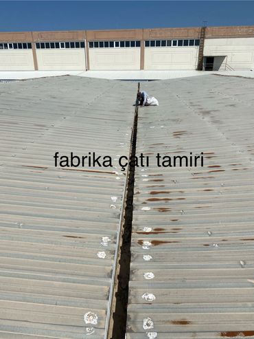 endüstriyel çatı tamiri
