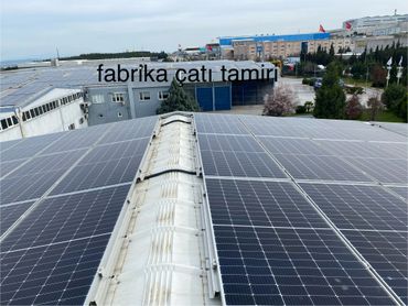 fabrika solar çatı tamiri