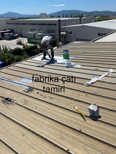 endüstriyel çatı tamiri