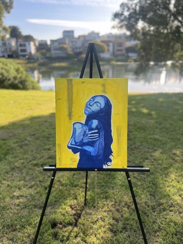 " Blue Sade"
16x20in